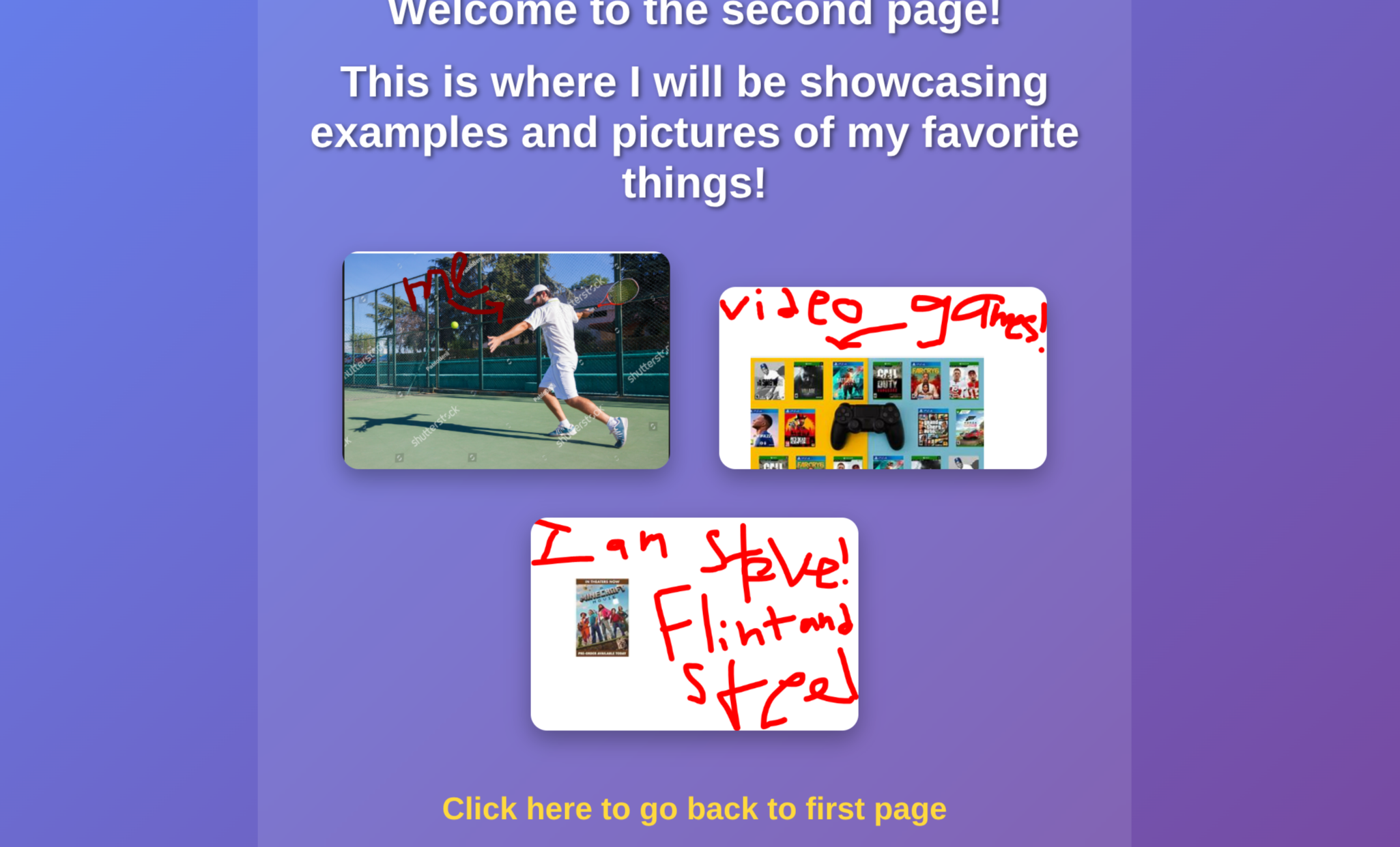Personal Website Preview